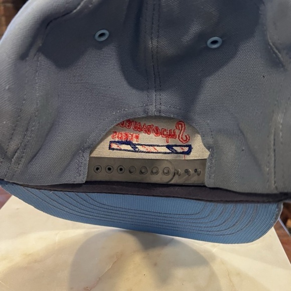 VTG Supersweet Feeds Hat Trucker Snapback Cap Farm Supply Embroidered USA Made - Picture 5 of 7